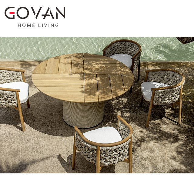 Patio Collection-Sofa-Outdoor Low Lounge Chair with Armrests