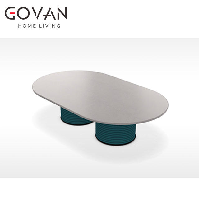 Patio Collection-Coffee Table-Outdoor Oval Coffee Table