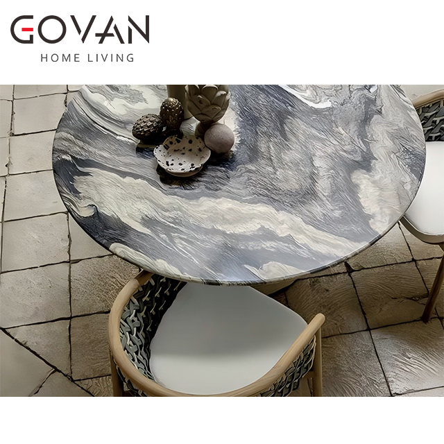 Patio Collection-Dining Table-Outdoor Round Dining Table