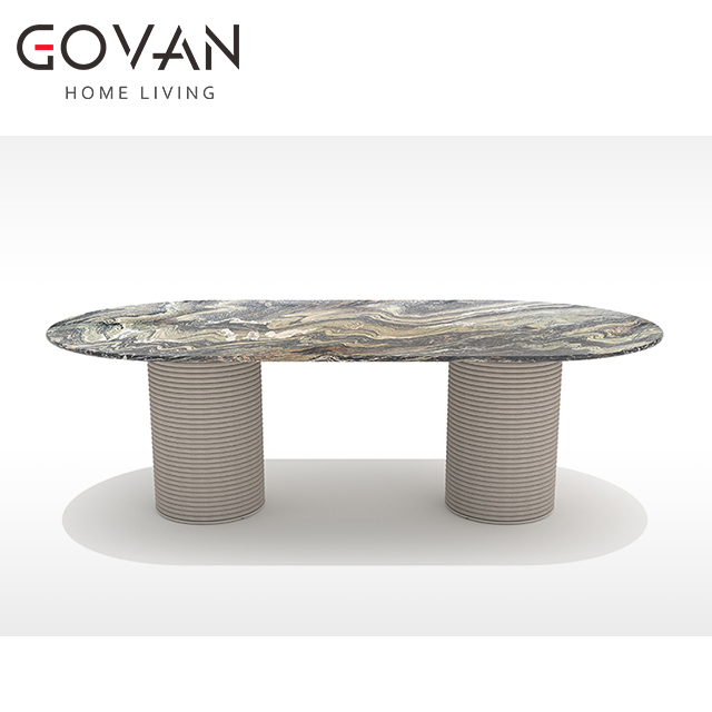 Patio Collection-Dining Table-Outdoor Oval Dining Table