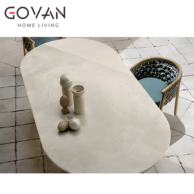 Patio Collection-Dining Table-Outdoor Oval Dining Table