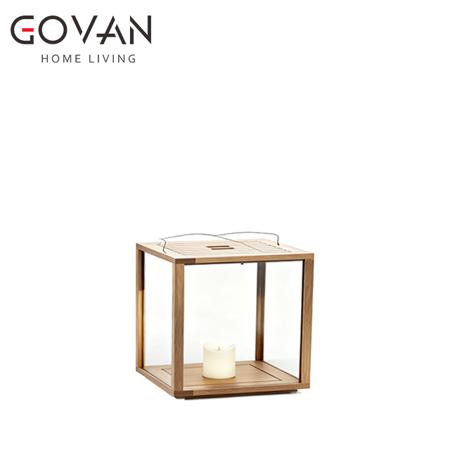 Lan Collection-Lamp-Outdoor Teak Lantern