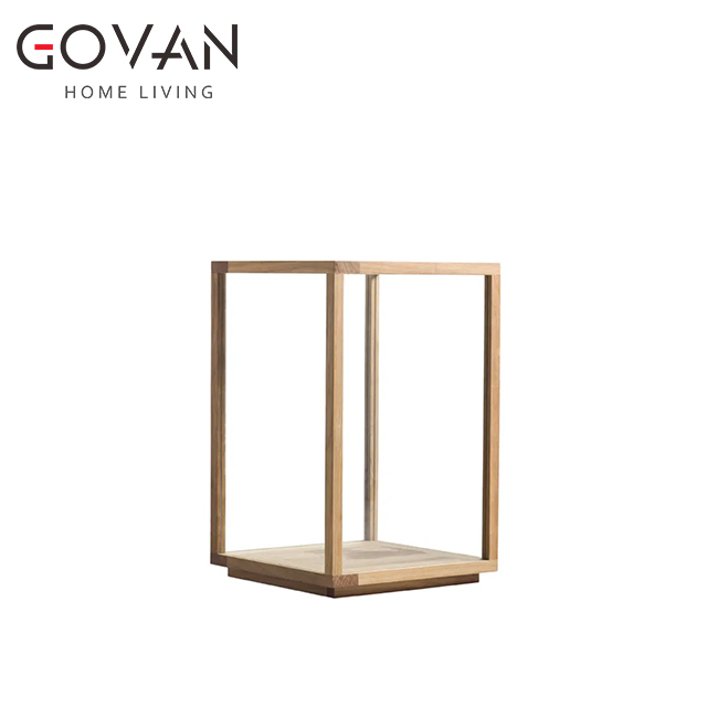 Lan Collection-Lamp-Outdoor Teak Lantern 1