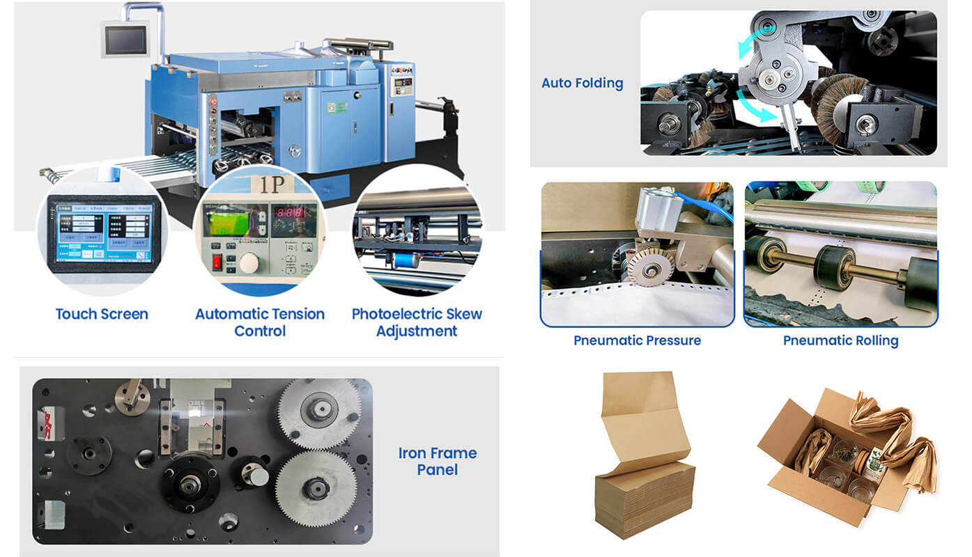 Fanfold paper machine