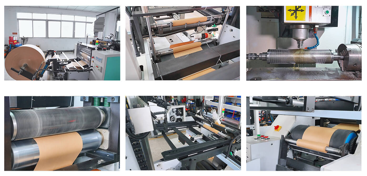 Honeycomb paper machine