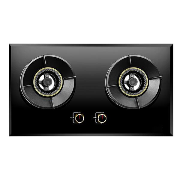 Gas Stove 2 Burners With Heat-resistant Tempered Glass