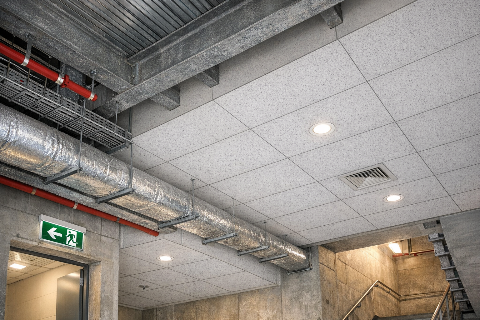 passive fire protection ceiling