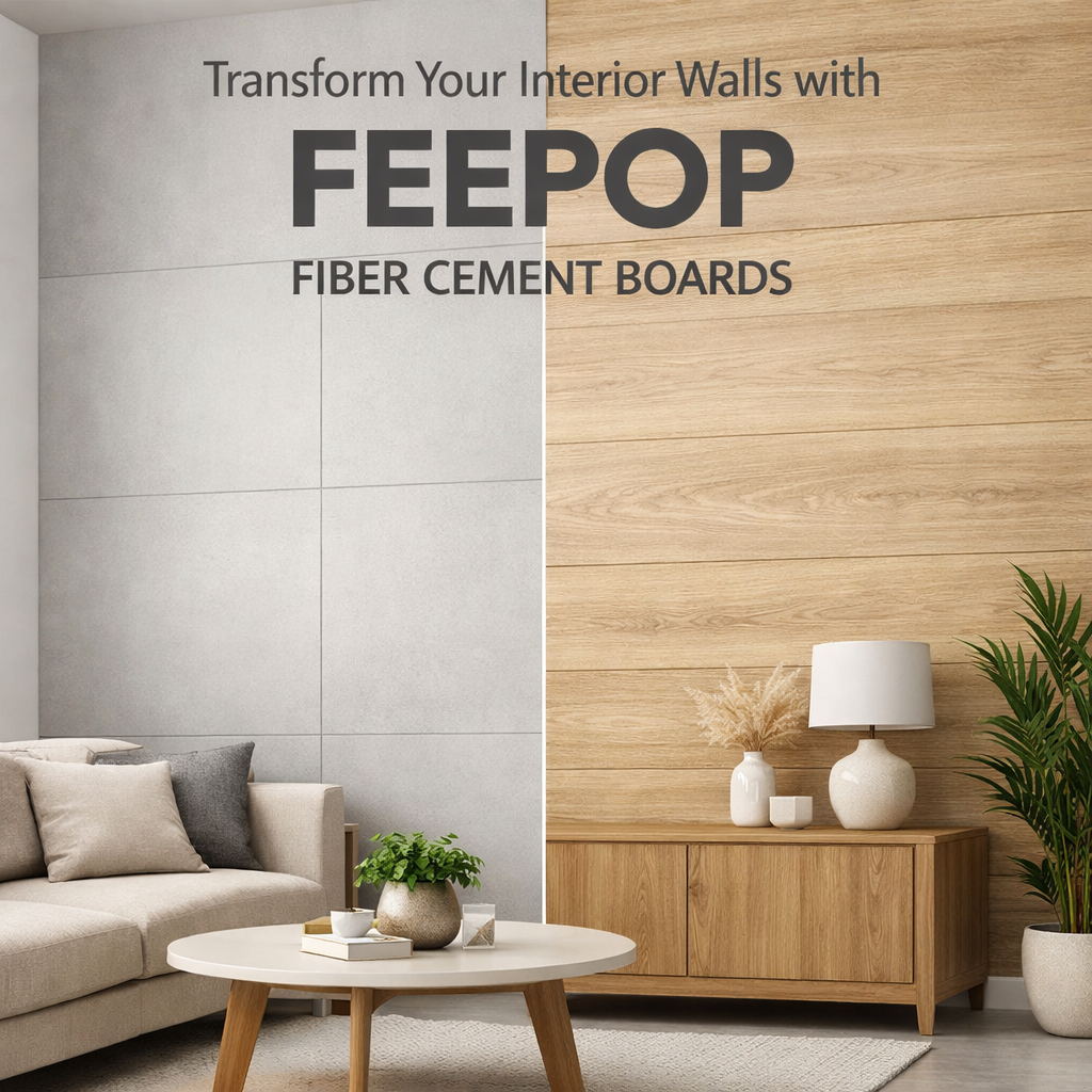 Can You Use Fiber Cement Boards for Interior Walls? Here’s Why FEEPOP Says Yes