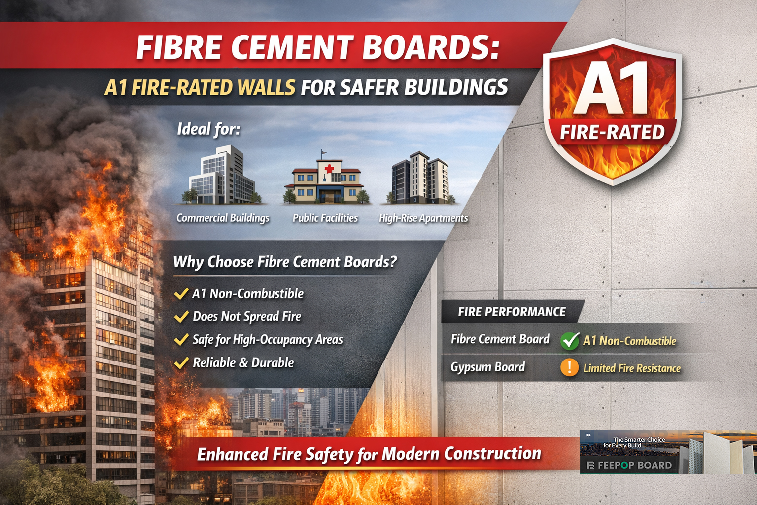 Fibre Cement Board · Fire Safety