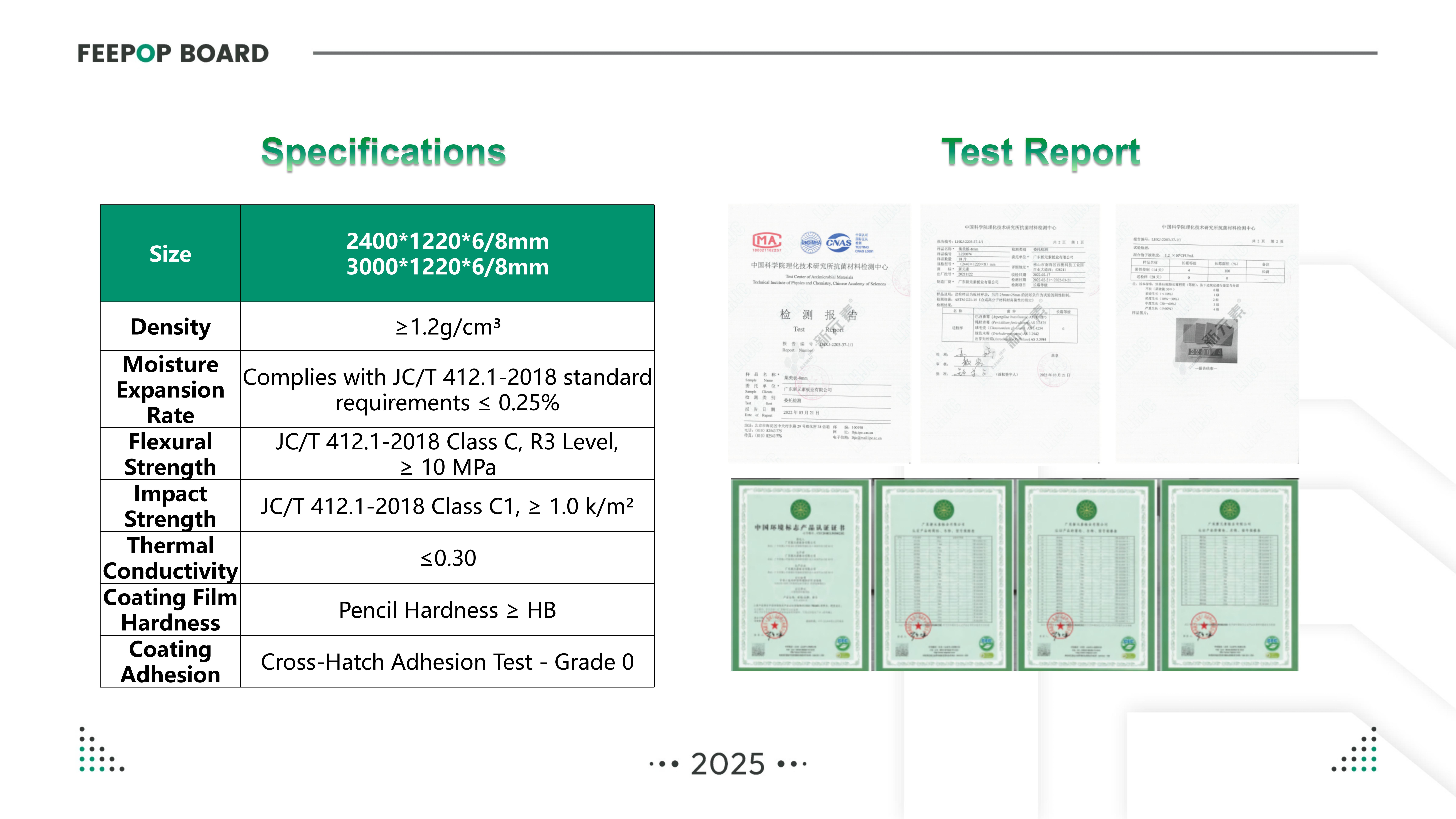 Inorganic decorative board