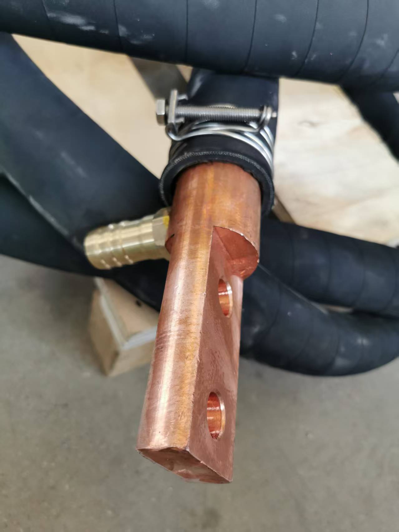 High Current Water Cooled Cable for Induction Heating Furnace