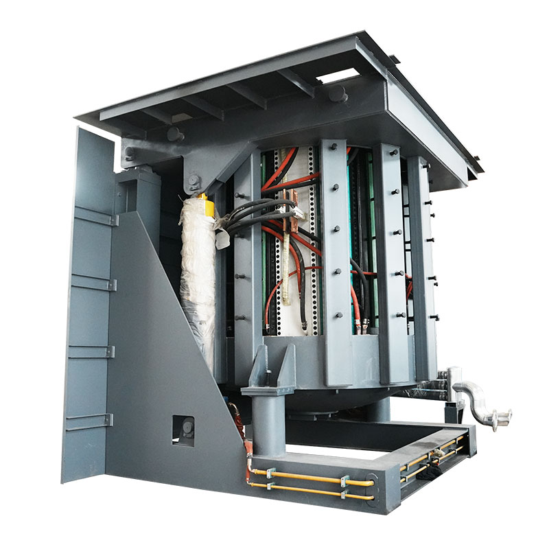 Efficient Steel Shell Induction Melting Furnace