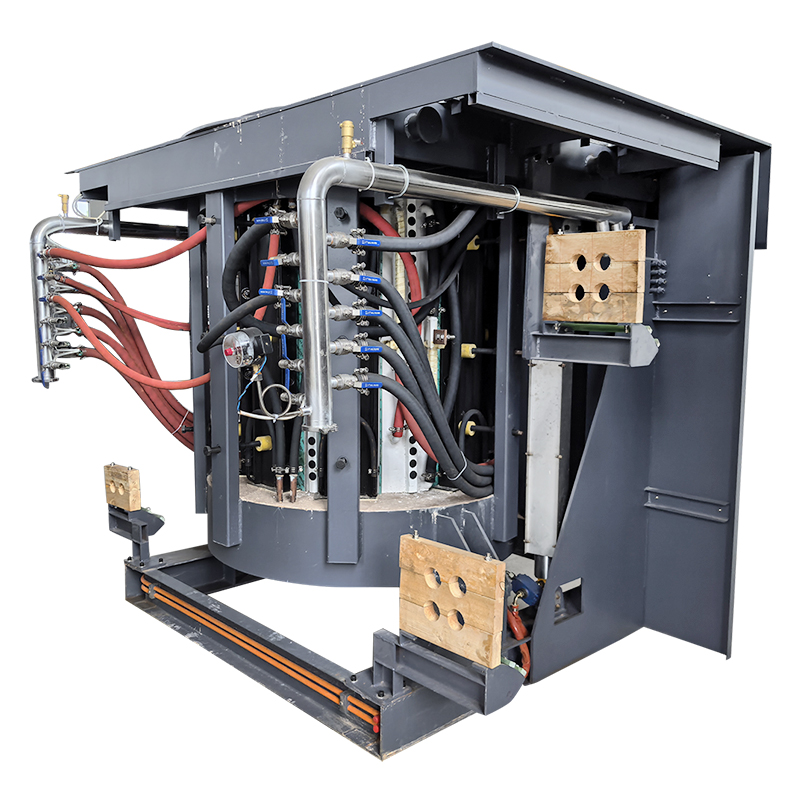 Efficient Steel Shell Induction Melting Furnace