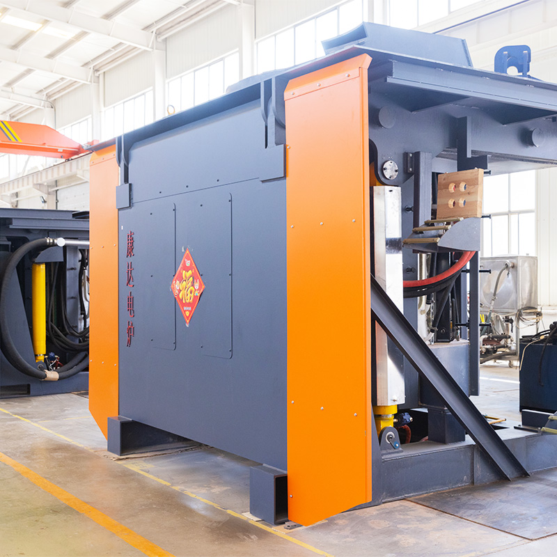 Efficient Steel Shell Induction Melting Furnace