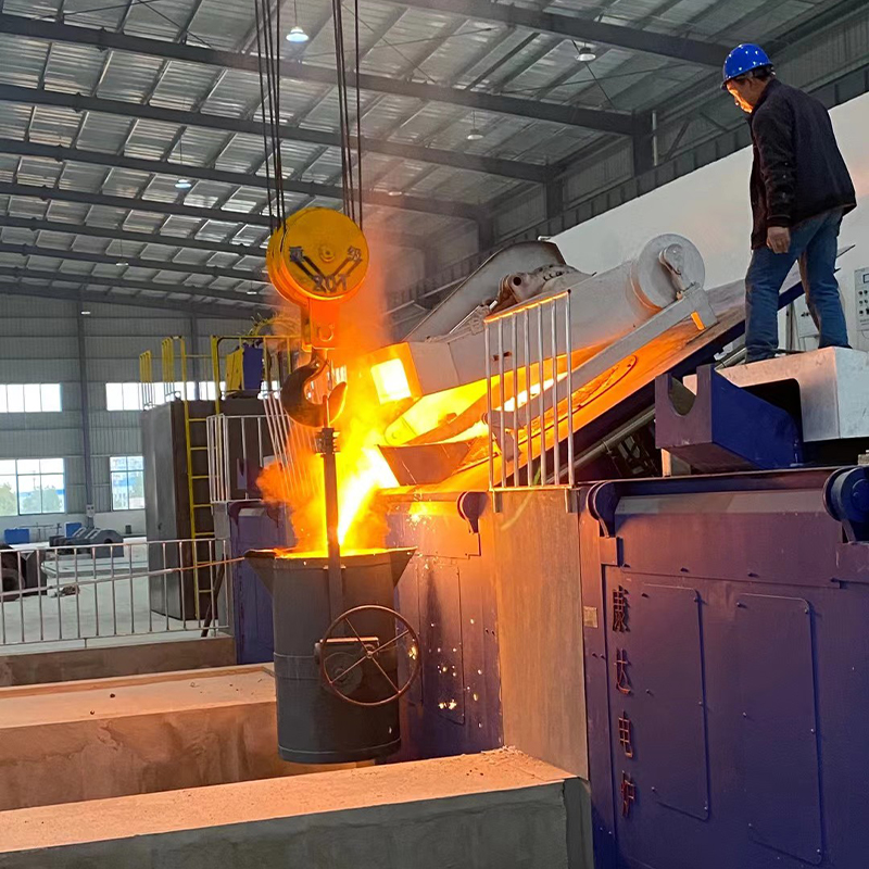 High Efficiency Steel Shell Induction Melting Furnace