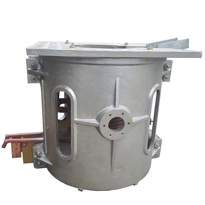Aluminum Shell Induction Furnace For Scrap Metal Melting