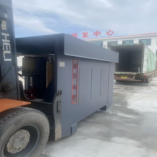 3T Steel Shell Induction Melting Furnace to Angola