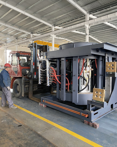 Turnkey Project of 3T Induction Steel Shell Furnace to Israel