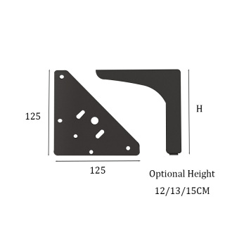 Electroplated Metal Cabinet Legs