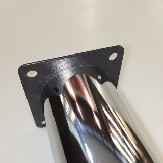 Perna de cama de metal moderna galvanizada