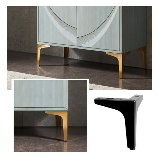 Furniture Hardware Accessories Metal Plating Polishing Sofa Legs Bed Foot Chair Feet Coffee Table Leg for Bedroom