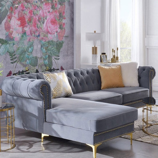 ZERUN Luxury Style Gold Gun Black Metal Furniture Feet Sofa Legs Bedside Table Leg Sideboard TV Stand Bathroom Cabinet Legs