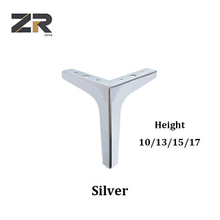 ZERUN Luxury Style Gold Gun Black Metal Furniture Feet Sofa Legs Bedside Table Leg Sideboard TV Stand Bathroom Cabinet Legs