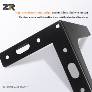 ZERUN Luxury Style Gold Gun Black Metal Furniture Feet Sofa Legs Bedside Table Leg Sideboard TV Stand Bathroom Cabinet Legs