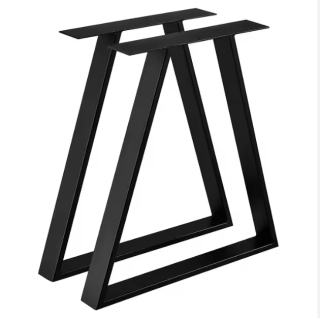 Прочные металлические ножки стола