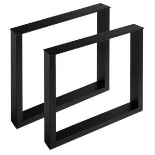 Прочные металлические ножки стола