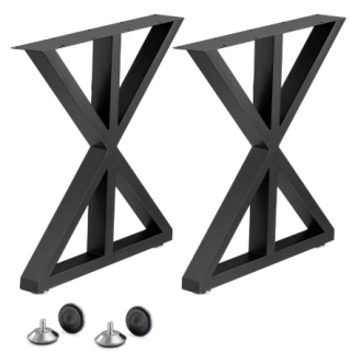 Прочные металлические ножки стола