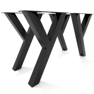 Прочные металлические ножки стола