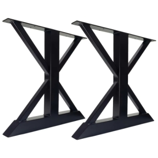 Прочные металлические ножки стола