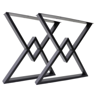 Прочные металлические ножки стола