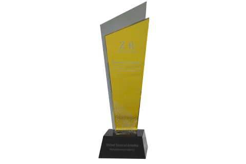 Xinzerun Hardware Products Factory Awarded Prestigious US Supplier Trophy