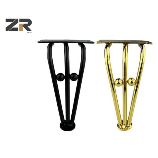 أرجل أريكة من نوع مخلب حديدي حديث الطراز من زيرون، أرجل أثاث حديدية رائجة البيع للاستخدام في غرف المعيشة الخارجية وغرف النوم والفنادق