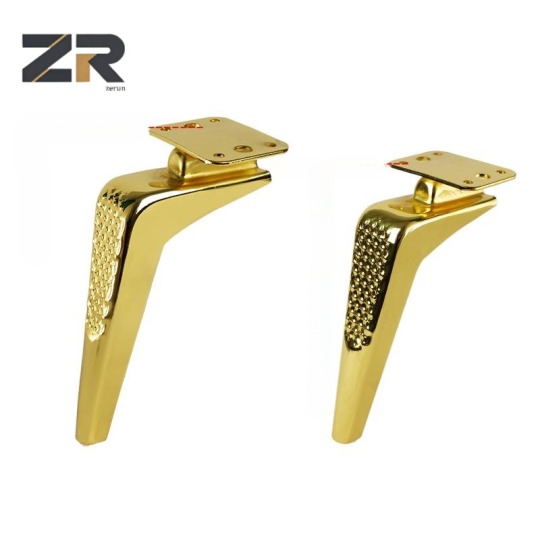 ملحقات أثاث معدنية ذهبية حديثة من زيرون، أرجل أريكة جديدة، أقدام دعم خزانة لغرفة المعيشة الخارجية، الدرج