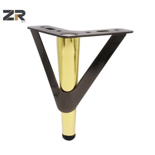 Picioare de mobilier din fontă ZERUN, design modern, picioare de masă triangulare din fier forjat, pentru canapea, living, hotel sau apartament, vânzare fierbinte