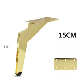 Pieds de meubles en métal noir mat ZERUN, design minimaliste moderne pour canapé, table TV, chambre à coucher, salon, bureau à domicile, hôtel