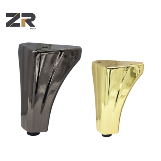 إكسسوارات أثاث حديثة فاخرة من زيرون باللون الذهبي والأسود بساق معدنية للاستخدام في الكراسي والمكتب المنزلي وغرفة النوم وتناول الطعام والأريكة