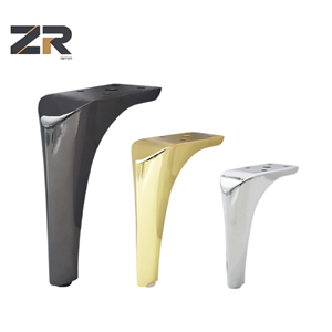 ZERUN Picioare de canapea moderne din metal auriu, vânzare fierbinte, picioare de mobilier cromate din fier, pentru scaun de sufragerie/bucătărie, lemn, fabricație directă, birou de acasă