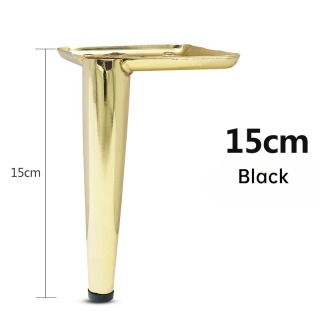 Patas de hierro modernas Zerun para muebles con recubrimiento en polvo, patas de mesa de metal para dormitorio, comedor, cocina, sala de estar, apartamento.