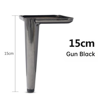 Patas de hierro modernas Zerun para muebles con recubrimiento en polvo, patas de mesa de metal para dormitorio, comedor, cocina, sala de estar, apartamento.