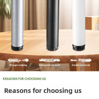 ЗЕРУН прочные железные ножки для мебели с прямым зерном, утолщенные металлические ножки для дивана, аксессуары для кроватей, современный декоративный гостиничный шкаф