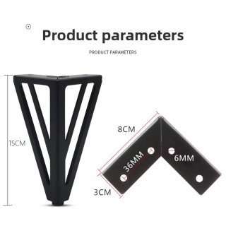 ZERUN Modern Demir Metal Ayak Avrupa Masa Masa Yatak Dolap Ayak Kanepe Braketi Sıcak Satış Oturma Odası Mobilya Aksesuarları