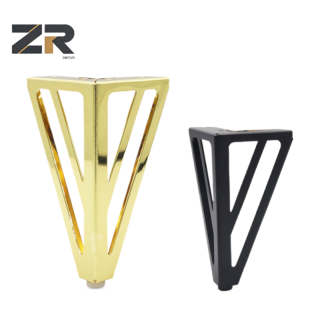 ZERUN Picior metalic modern din fier european pentru birou, masă, pat, dulap, suport pentru canapea, accesorii pentru mobilier de sufragerie, vânzare fierbinte