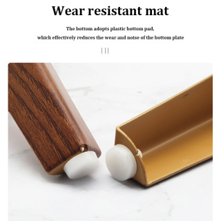 ZERUN Luxury Modern Iron Wood Grain Furniture Legs Simple Design for Dining Home Office or Hotel Use-for Living Room Bathroom