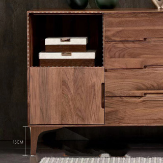 ZERUN Luxury Modern Iron Wood Grain Furniture Legs Simple Design for Dining Home Office or Hotel Use-for Living Room Bathroom