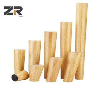 ZERUN Klasik Ceviz Masif Ahşap Yuvarlak Mobilya Ayakları Tekerlekli Koltuk Kanepe Dolap veya Yatak Üzerindeki Projeler İçin