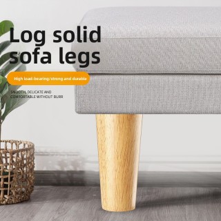 ZERUN Klasik Ceviz Masif Ahşap Yuvarlak Mobilya Ayakları Tekerlekli Koltuk Kanepe Dolap veya Yatak Üzerindeki Projeler İçin